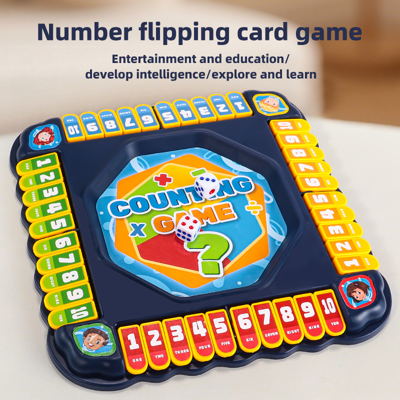 Board Game Recommendation - ブルーナンバーフリップ卓上ゲーム親子インタラクティブおもちゃセットボードゲームパーティーゲームクリスマス誕生日ギフト