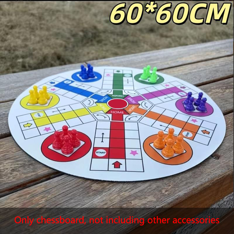 Board Game Ludo - 家族の集まりに最適なギフト 1セット パーティーゲーム 2～6人用 テーブルトップゲーム フライングチェス