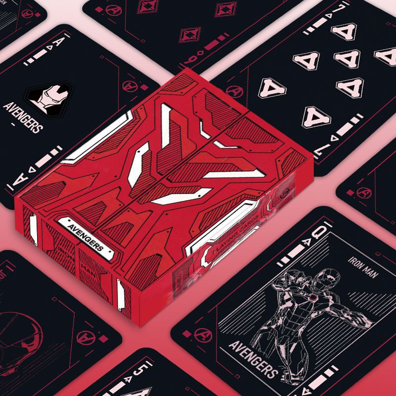 Board Game Idea - 54 個の漫画アイアンマン高精細トランプファミリーボードゲーム競争玩具家主カード屋外エンターテイメントおもちゃ