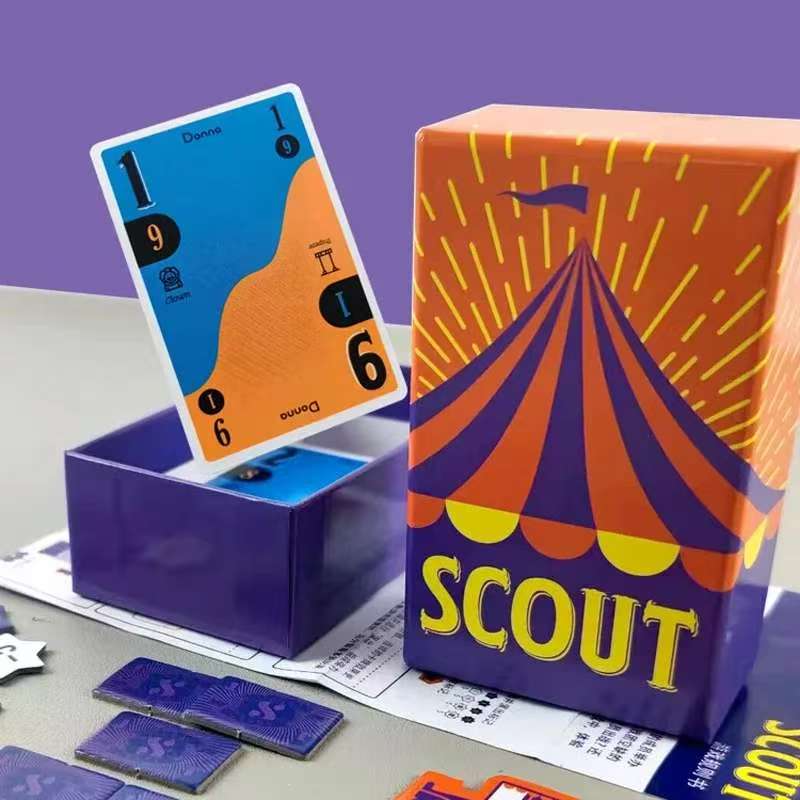 Board Game Template - スカウトカードゲーム サーカススカウトボードゲーム 2～5人用 ポーカーカードデッキ パーティー用