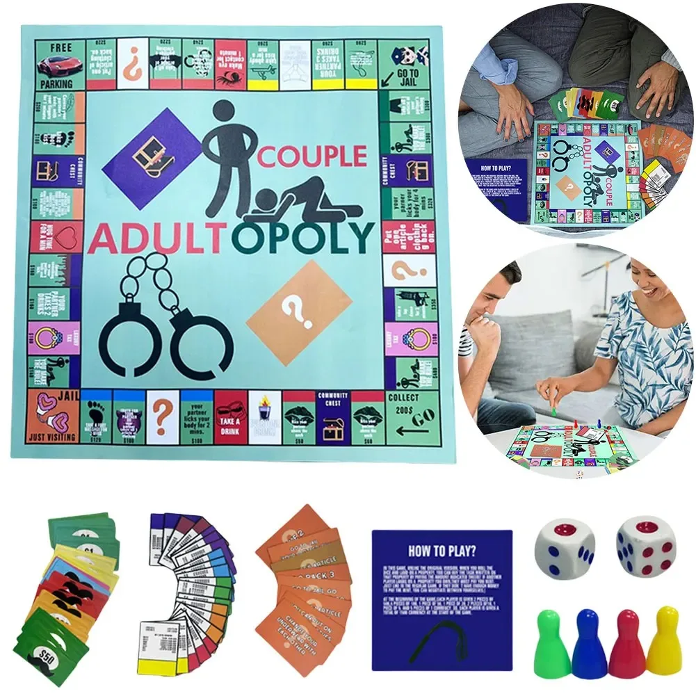 Board Game Unmatched - 大人向けボードゲーム「アダルトポリ」カップル向け大人向けオポリーボードゲーム、関係性カードゲーム、携帯用カップルゲーム、彼氏彼女へのバレンタインギフト。