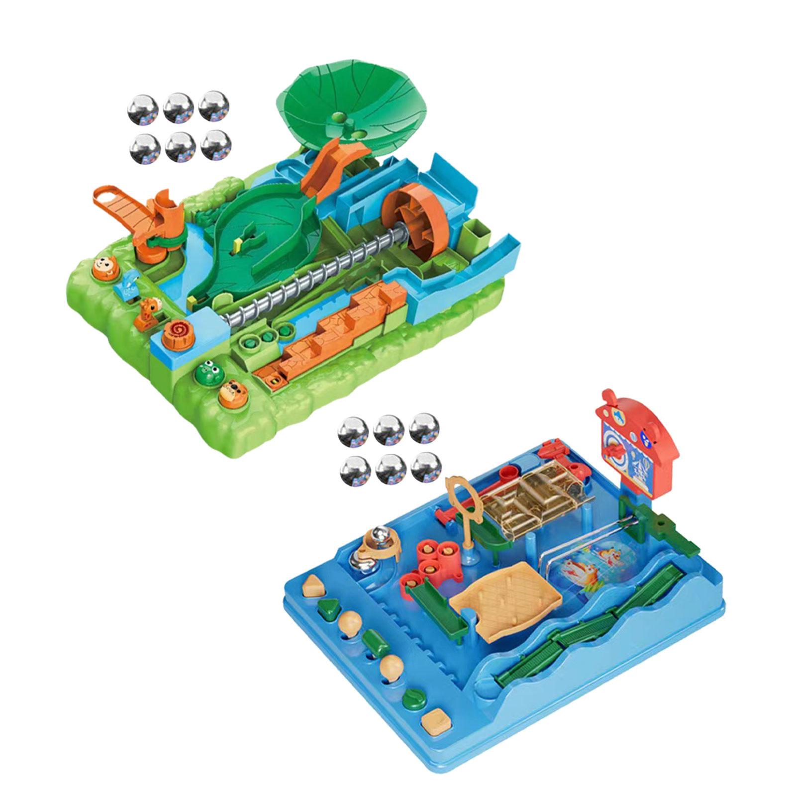 クラシックマーブルトラック モータースキル向上 モンテッソー - Board Game Race Track のレビューと価格