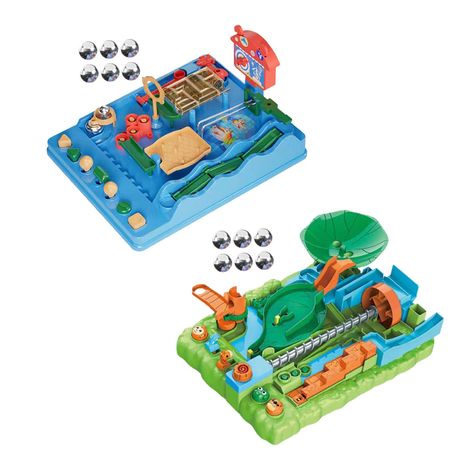クラシックマーブルトラック モータースキル向上 モンテッソー - Board Game Race Track のレビューと価格