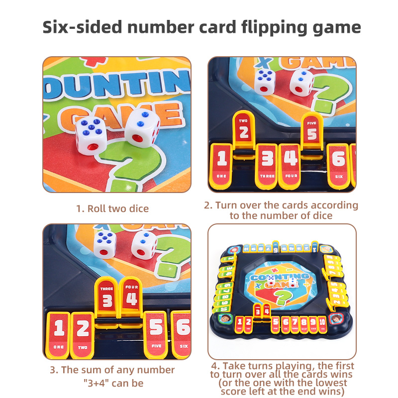 ブルーナンバーフリップ卓上ゲーム親子インタラクティブおもちゃ - Board Game Recommendation のレビューと価格