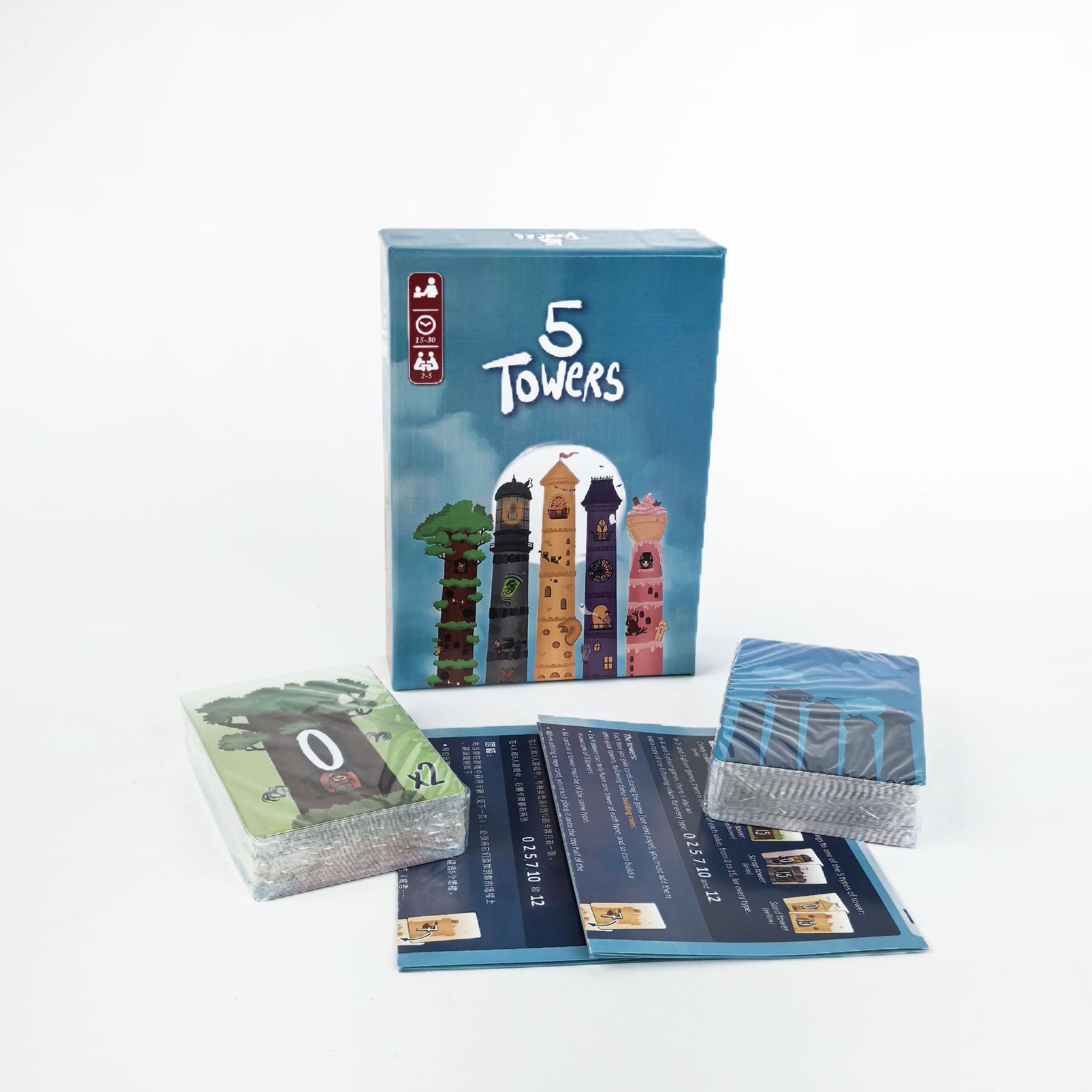 5タワーズ戦略積み重ねタワーパズルボードゲームレジャーギャザ - Board Game Dune のレビューと価格