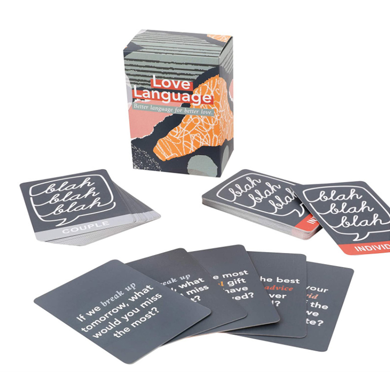 愛の言語カードゲーム ボードゲーム カップルのつながりのため - Board Game Unmatched のレビューと価格