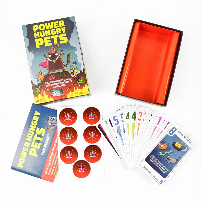 パワーハングリーペットカードゲーム ボードゲーム ファミリー - Board Game Quiz のレビューと価格