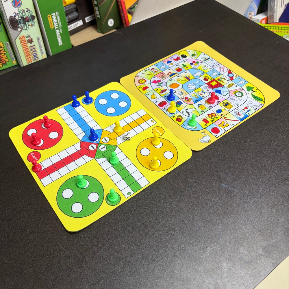 2個セットのルードとスワンのボードゲームセット、2枚のボード - Board Game Ludo のレビューと価格