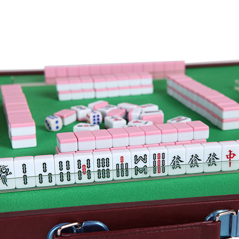 ポータブル旅行ミニ麻雀セット旅行麻雀セット収納ボックス付き落 - Board Game Pdf のレビューと価格