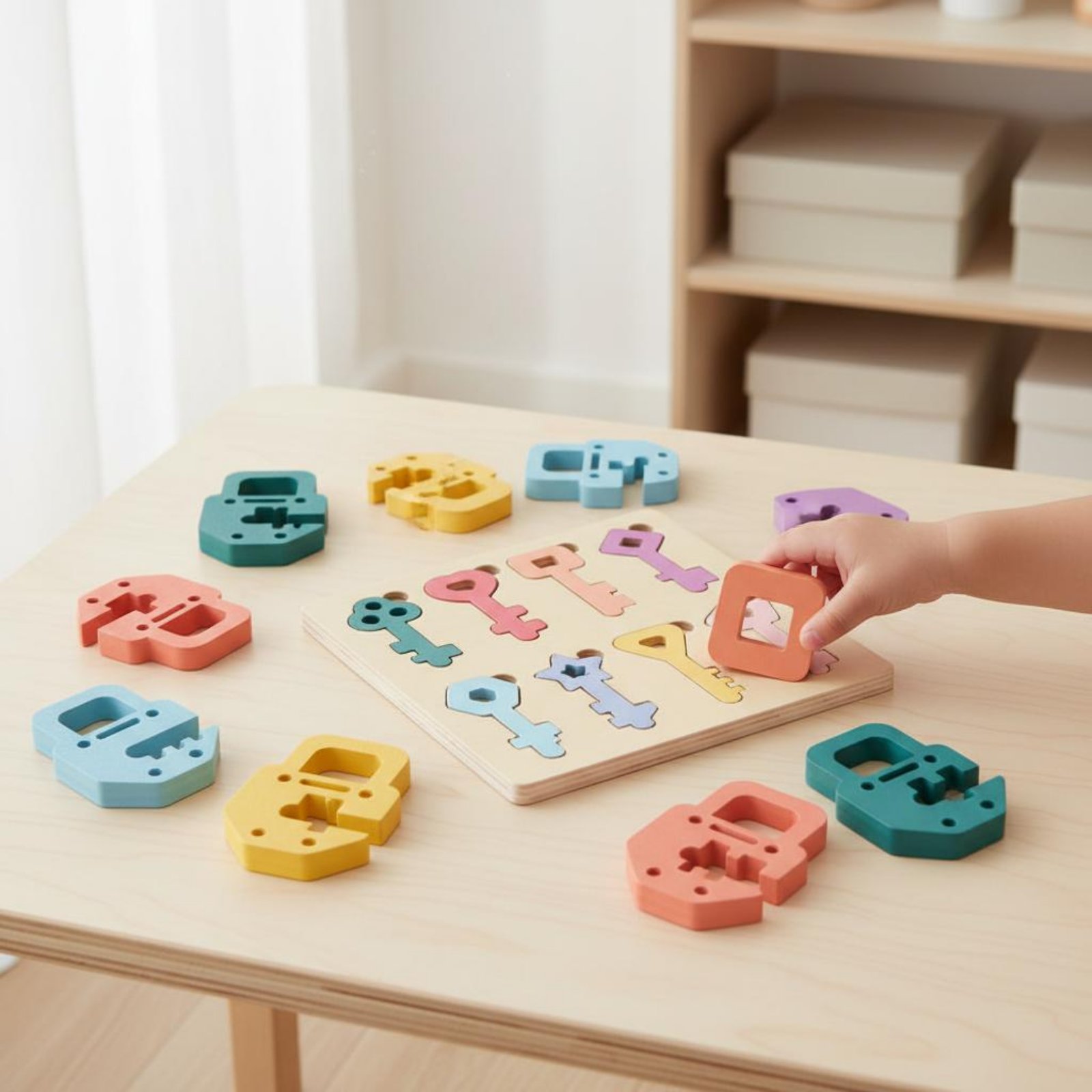 教育用ロックボード 手と目の協調キーパズルとロックパズル 形 - Board Game Recommendation のレビューと価格