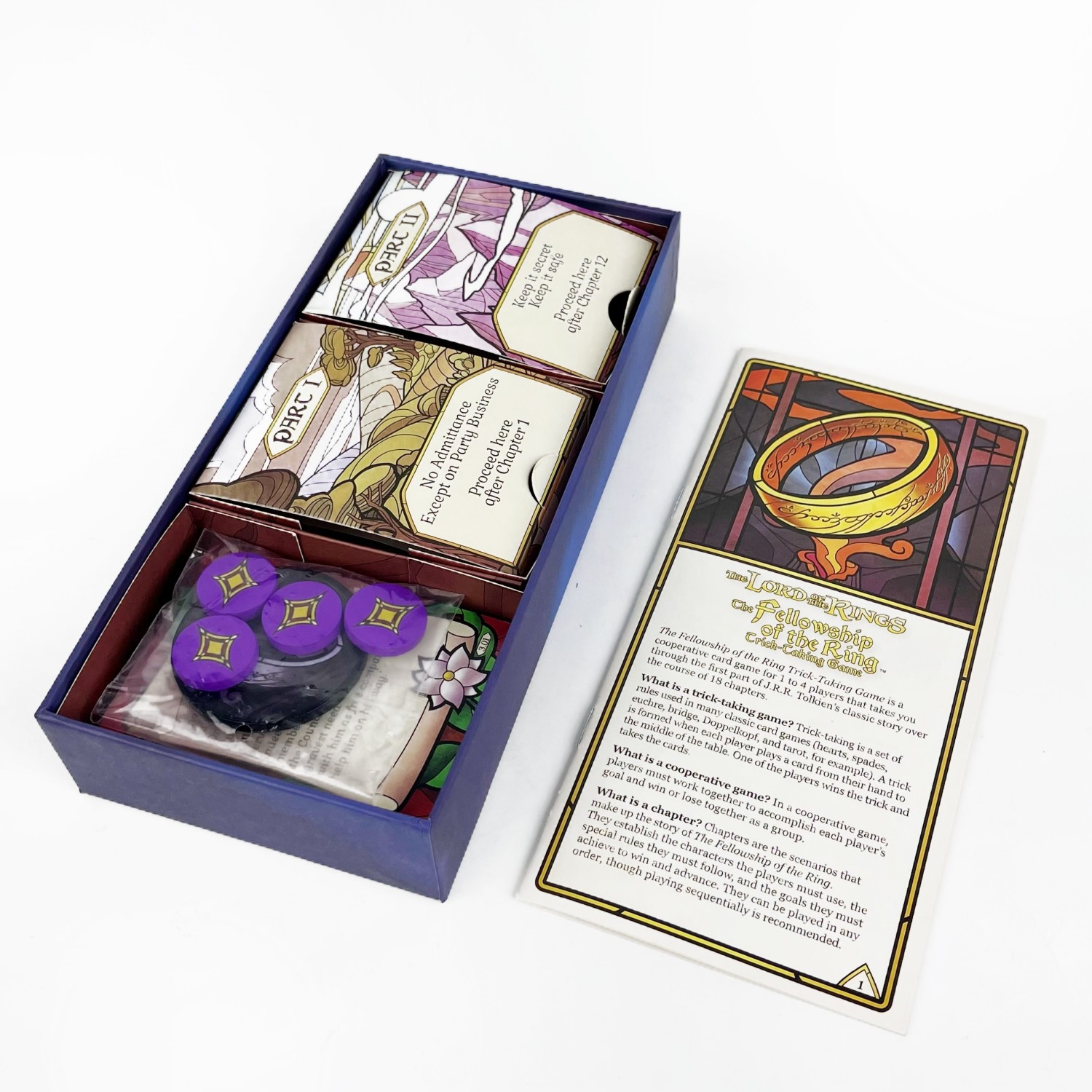 指輪物語: トリック・テイキング・ゲーム |   協力型カー - Board Game Dune のレビューと価格