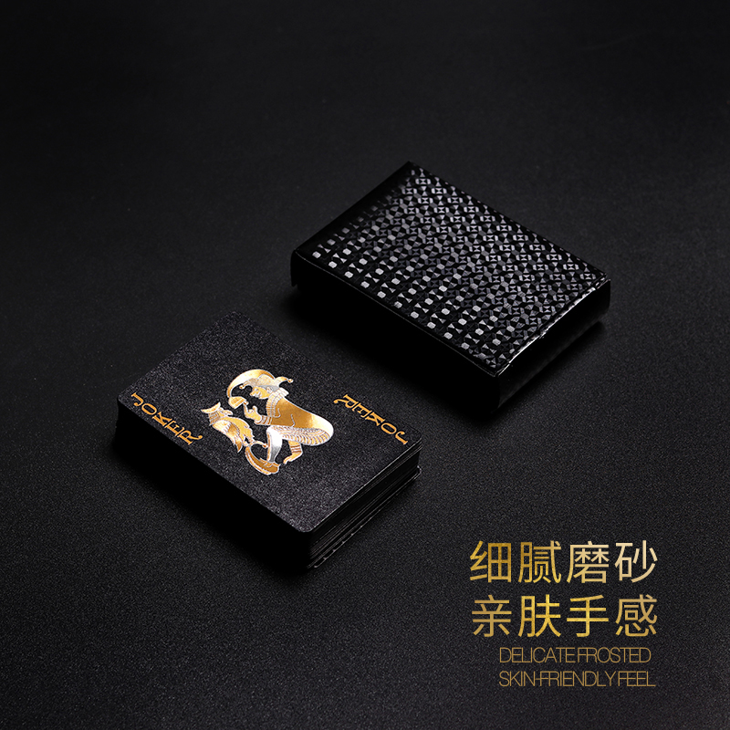 ブラックポーカー高品質プラスチックカード高級デザインスクエア - Board Game Recommendation のレビューと価格