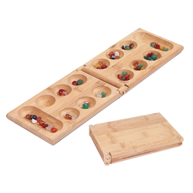 マダラ-カラフルな石、小石、折りたたみ式木製ボード、r9jd - Board Game Template のレビューと価格