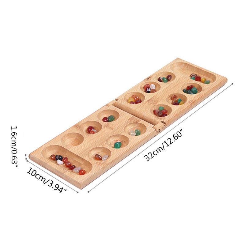 マダラ-カラフルな石、小石、折りたたみ式木製ボード、r9jd - Board Game Template のレビューと価格