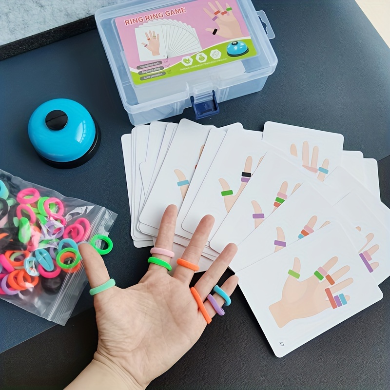 子供指リングボードゲームカラーマッチングおもちゃインタラクテ - Board Game Idea のレビューと価格