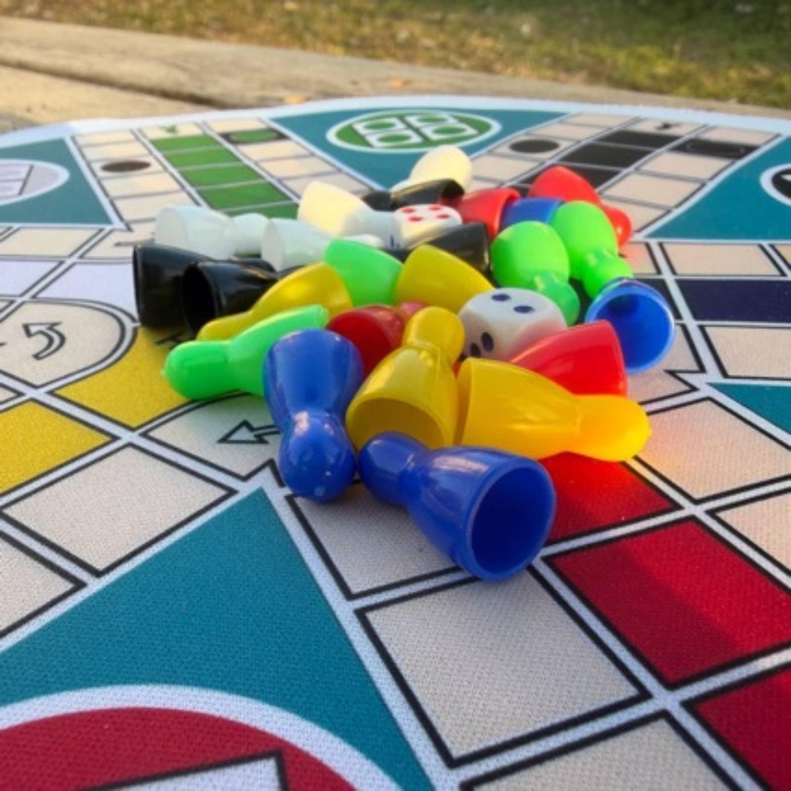 チェスゲーム 折りたたみ式 6人用 ルードプレイマット ミニ - Board Game Ludo のレビューと価格