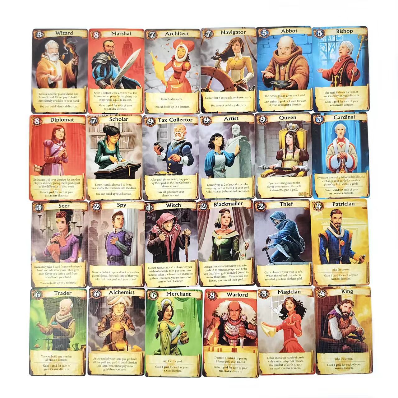 シタデルズ 改訂版、ボードゲーム - マスタービルダー・ショ - Board Game Dune のレビューと価格