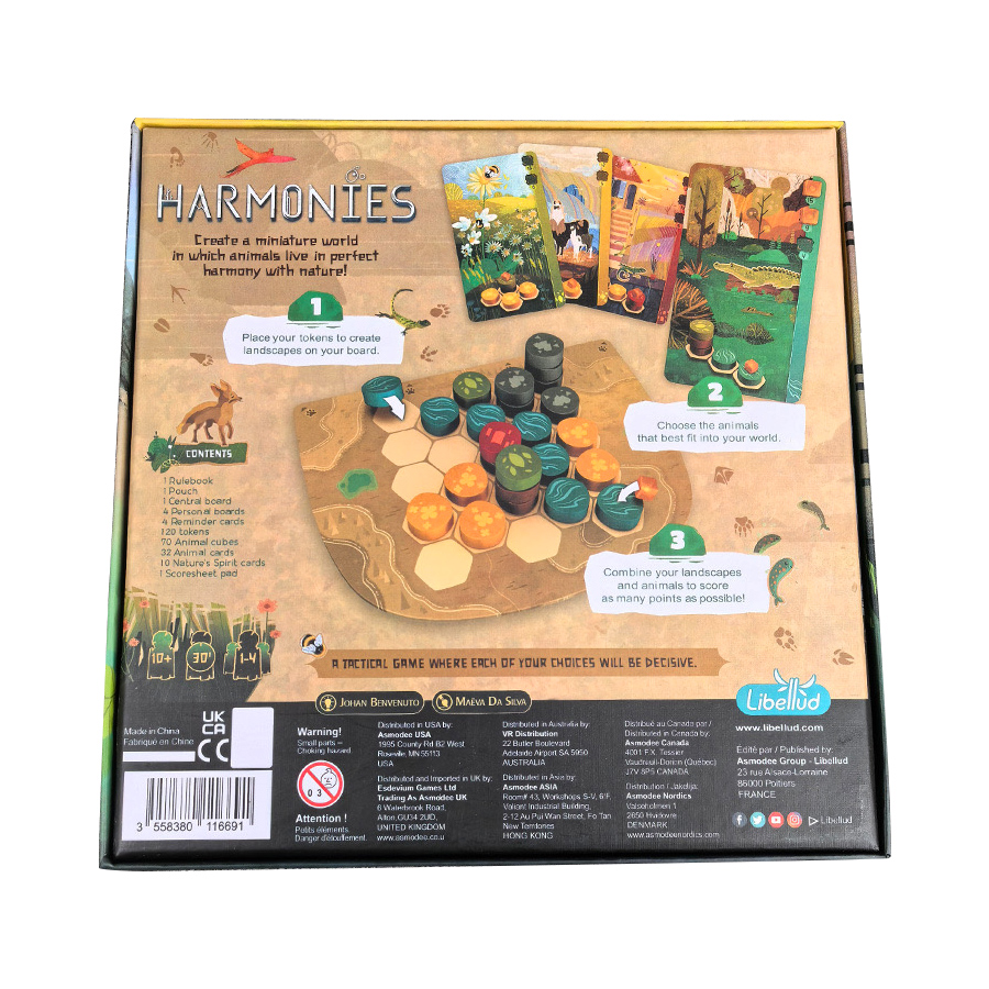 ハーモニー - ボードゲーム - 動物のための風景と生息地の - Board Game Recommendation のレビューと価格