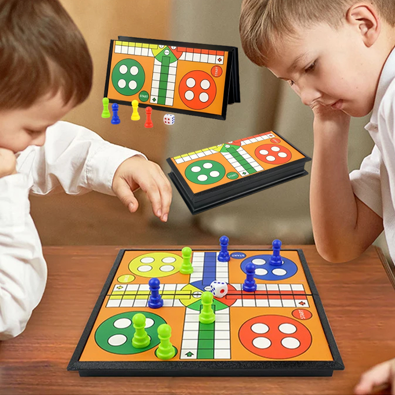 ポータブル ルドー チェス バックギャモン ゲームセット パ - Board Game Vantage のレビューと価格