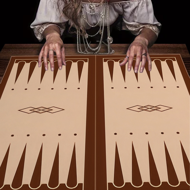 1pc ブラウンバックギャモンボードプリントタロットテーブル - Board Game Vantage のレビューと価格
