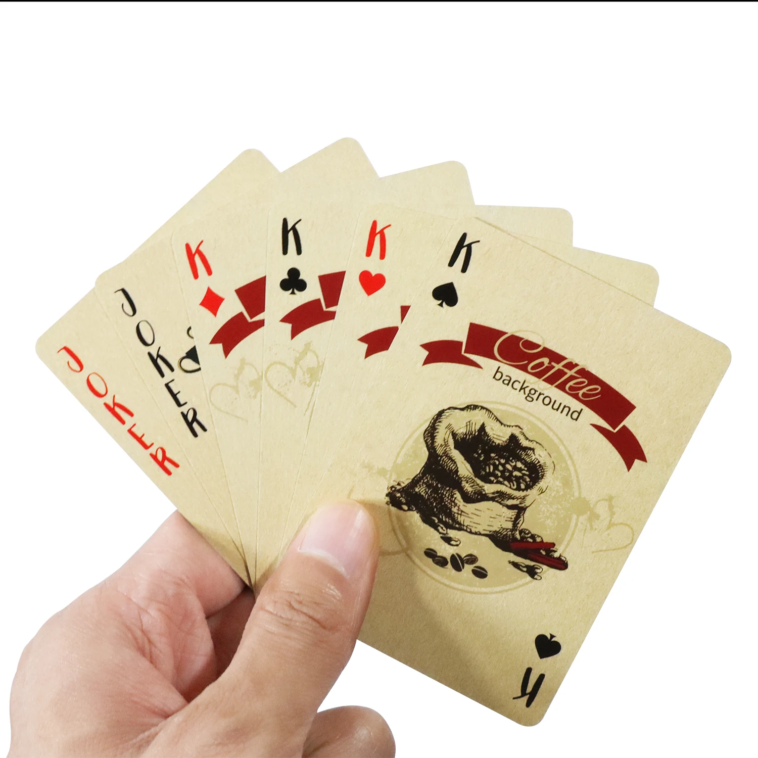 コーヒー用の紙のトランプ,クラシックなポーカーカード,レトロ - Board Game Recommendation のレビューと価格