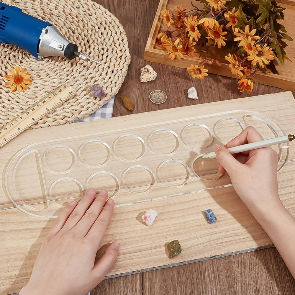 12ポケットマンカラボードテンプレート15.7x4.7インチ - Board Game Template のレビューと価格