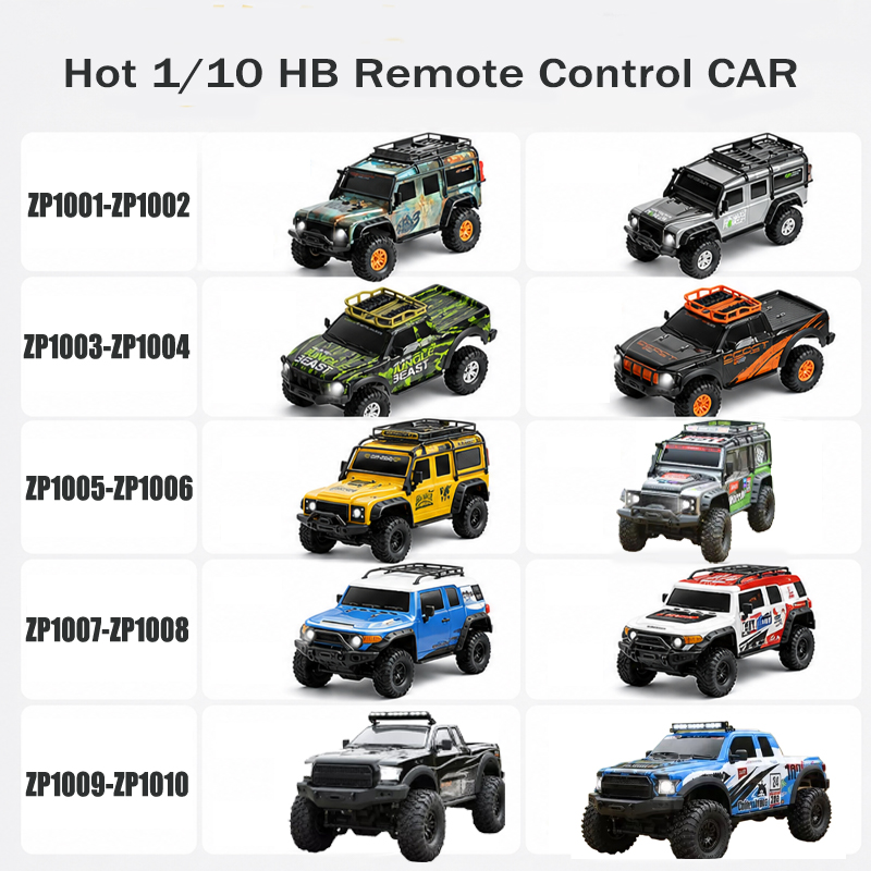 ホット1/10 HB ZP1001-ZP1010 リモートコ - Hot Wheels Car Monster Trucks のレビューと価格