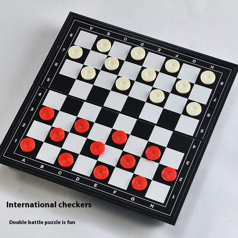 ツーインワン折りたたみボードおもちゃインターナショナルチェス - Board Game Ludo のレビューと価格