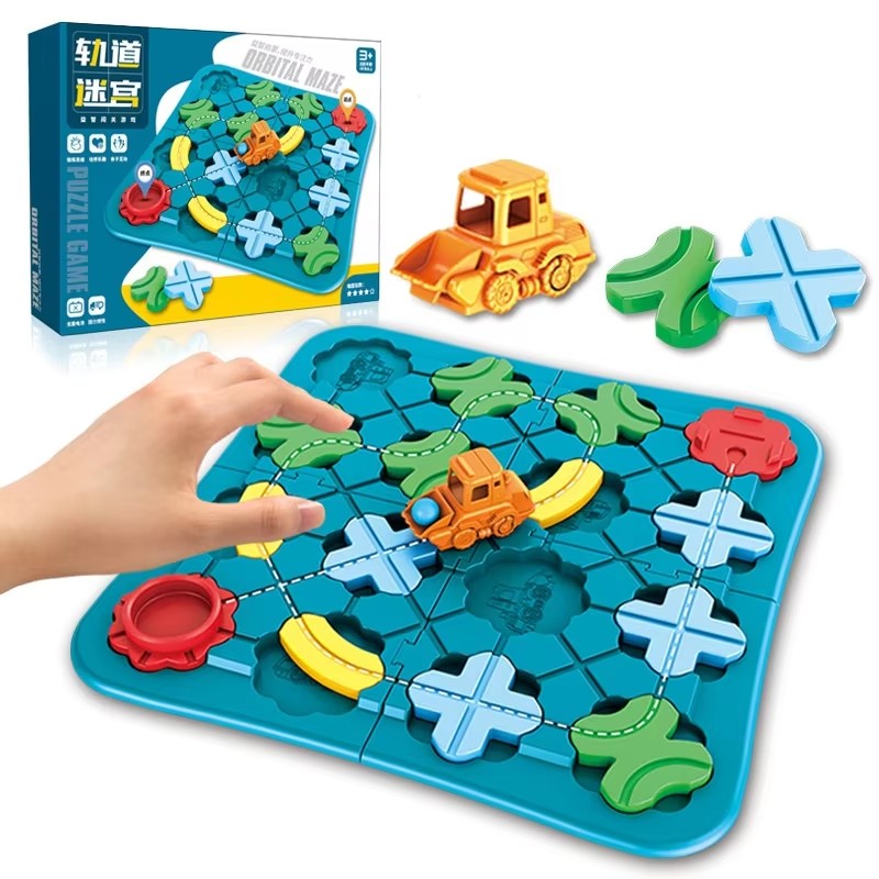 ロード迷路モンテッソーリロジックロードビルダーゲーム組み立て - Board Game Idea のレビューと価格
