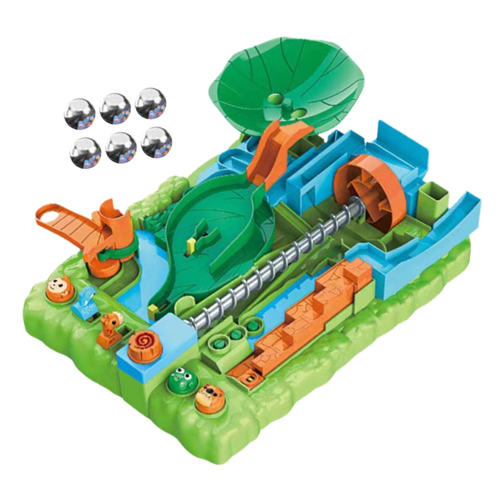 マーブルラン ビルディングブロック ボードゲーム 子供向け  - Board Game Race Track のレビューと価格