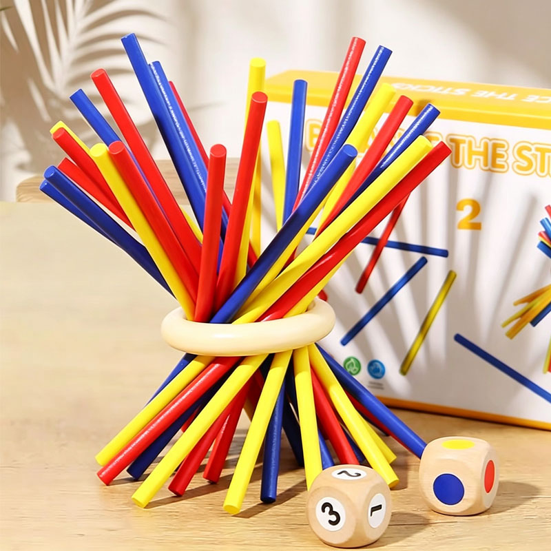 バランス＆楽しい木製ピックアップスティックおもちゃ 家族向け - Board Game Idea のレビューと価格